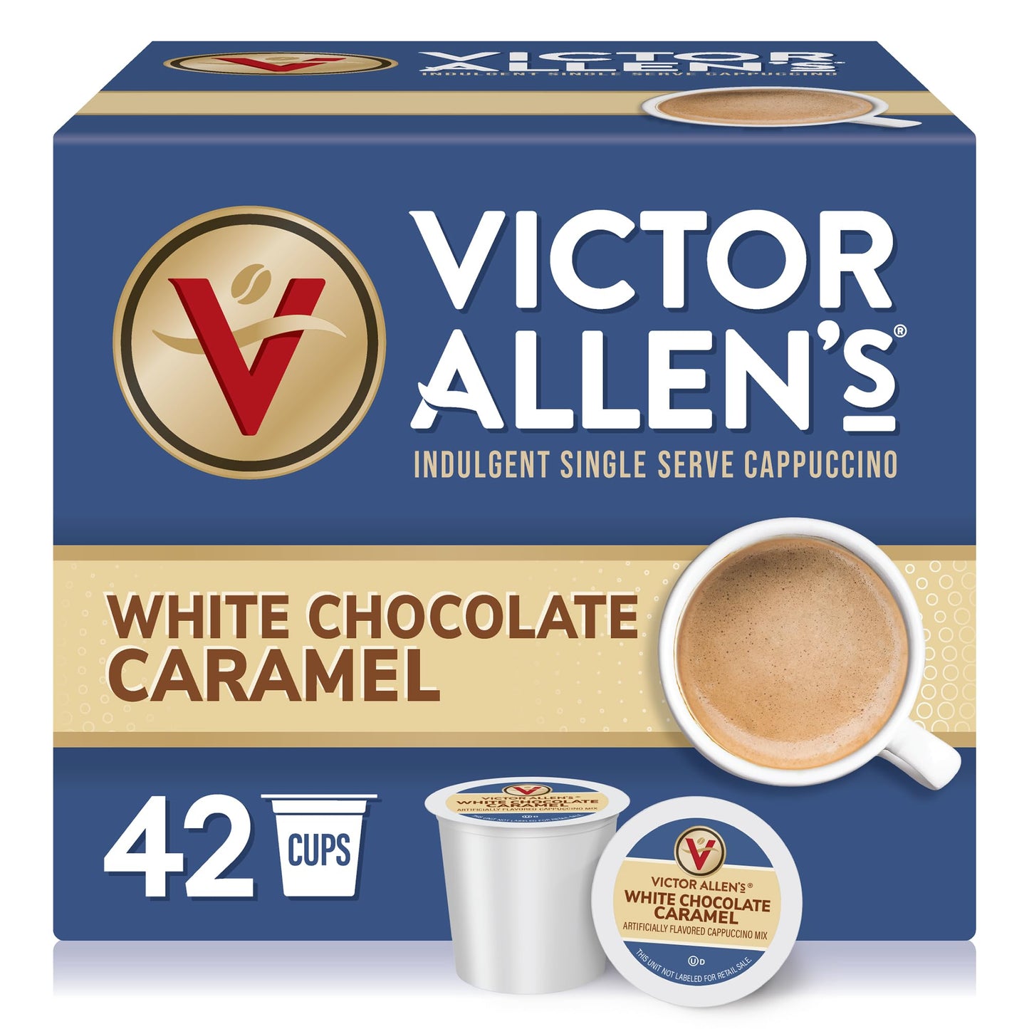 Victor Allen's Coffee White Chocolate Caramel Flavored Cappuccino 42 C