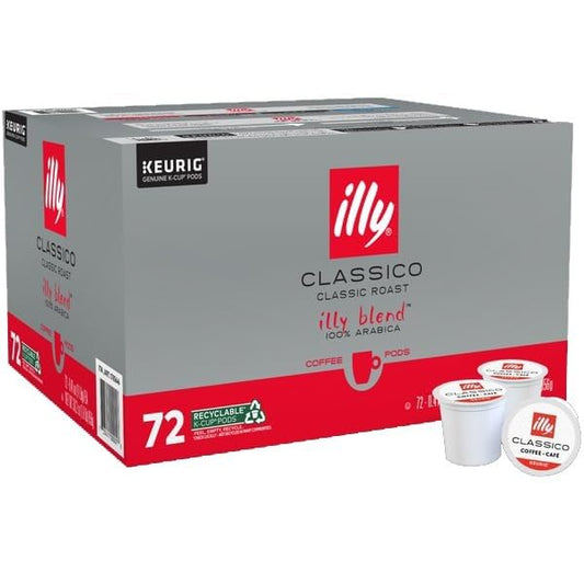 Illy Coffee K Cups - Pods For Keurig Machines - Classico Roast - Caram