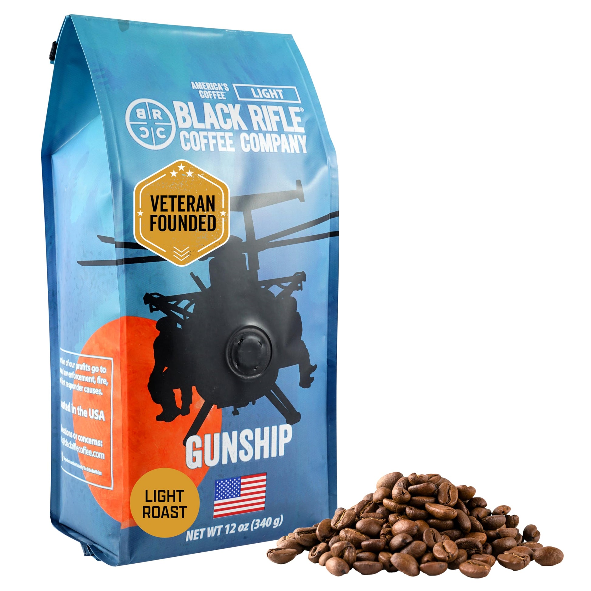 Black Rifle Coffee Company Black Rifle Coffee 12oz Bag (Gunship Whole 