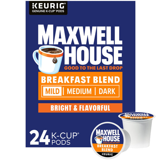 Maxwell House Breakfast Blend Light Roast K-Cup® Coffee Pods 24 ct